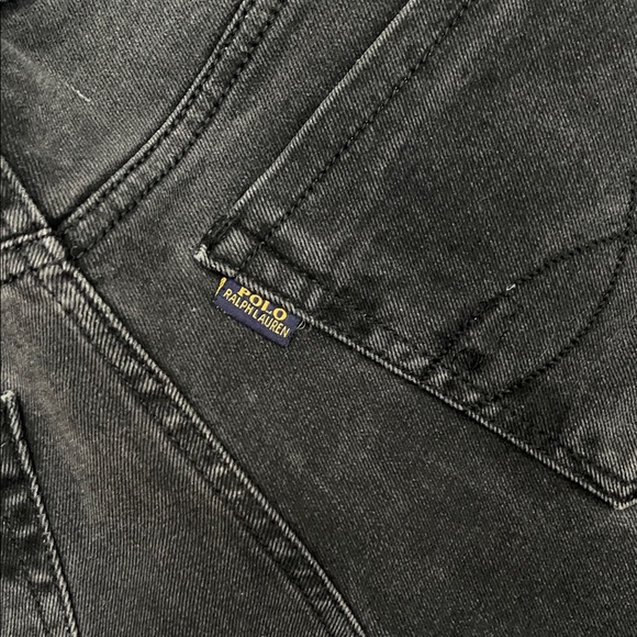 Polo by Ralph Lauren Charcoal Jeans with Bear Embroidery - Picture 4 of 5